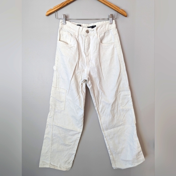 Bluenotes Denim - Bluenotes Denim Super High Rise Carpenter Straight Pants Cargo Streetwear Sz XS